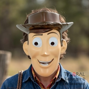 MASCARA VAQUERO WOODY x 6